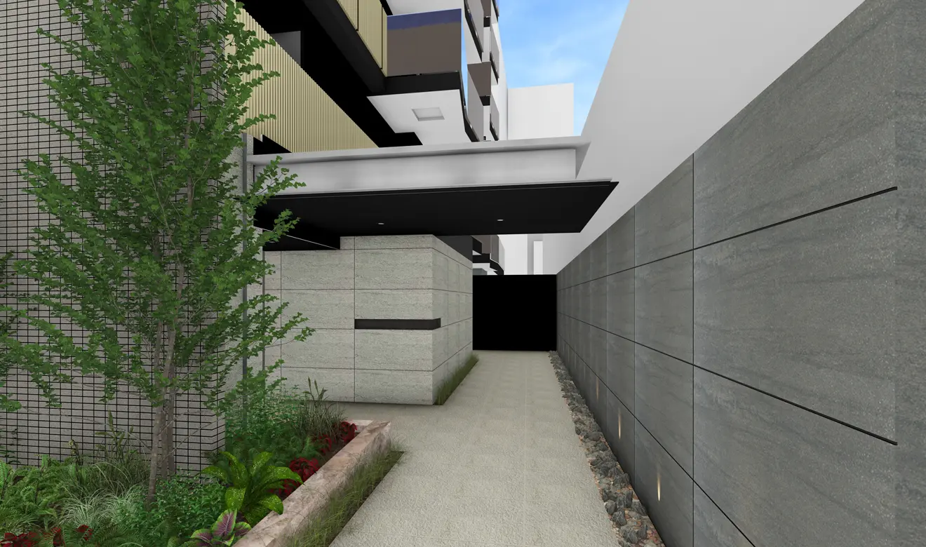 アプローチ完成予想CG