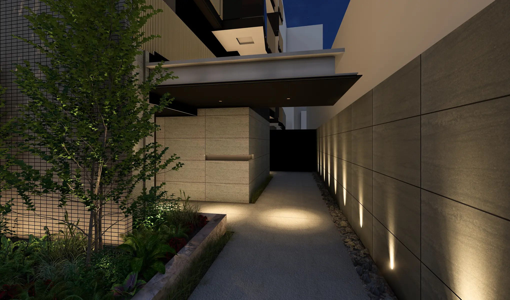 アプローチ完成予想CG