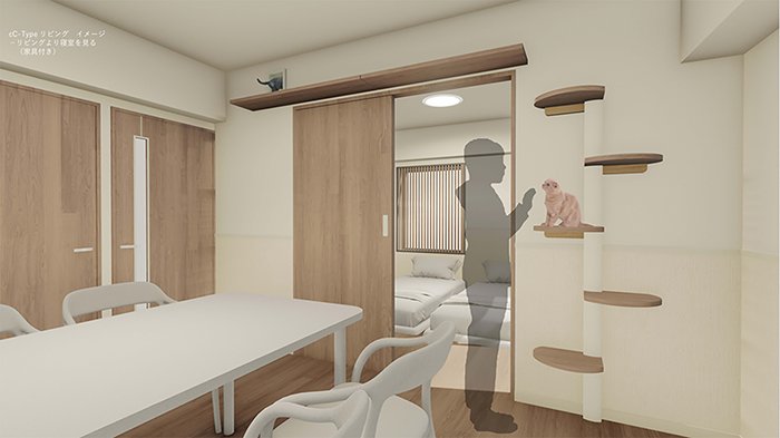 メゾン ド タカヤのリビングや寝室のイメージ