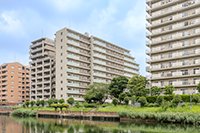 パークアクシス住吉ガーデンスクエアの外観